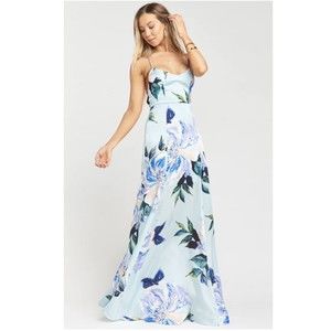 chinese dress ladies Juliet Maxi Dress, in Mimosa Floral Taffeta | Show Me Your Mumu